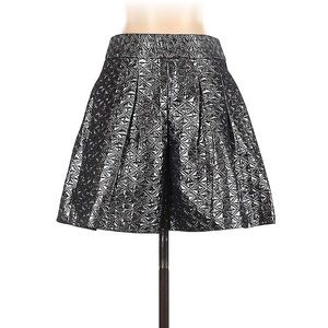Silver skater skirt